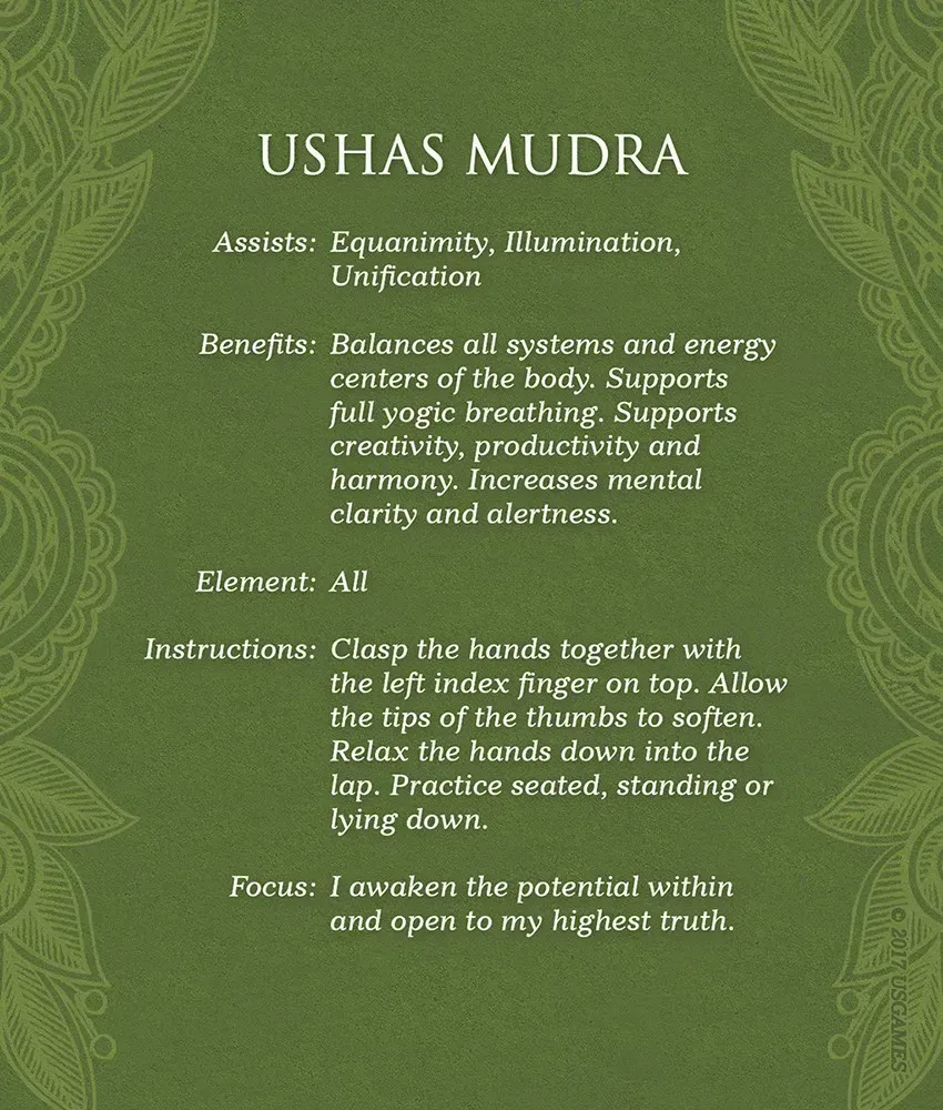 Mudras For Awakening The Five Elements